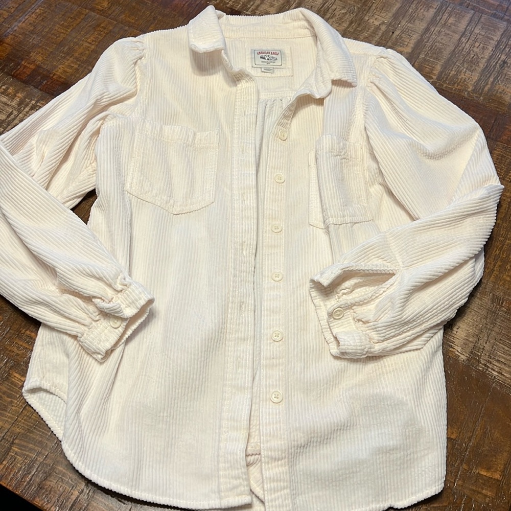American Eagle Corduroy Shacket Jacket Small